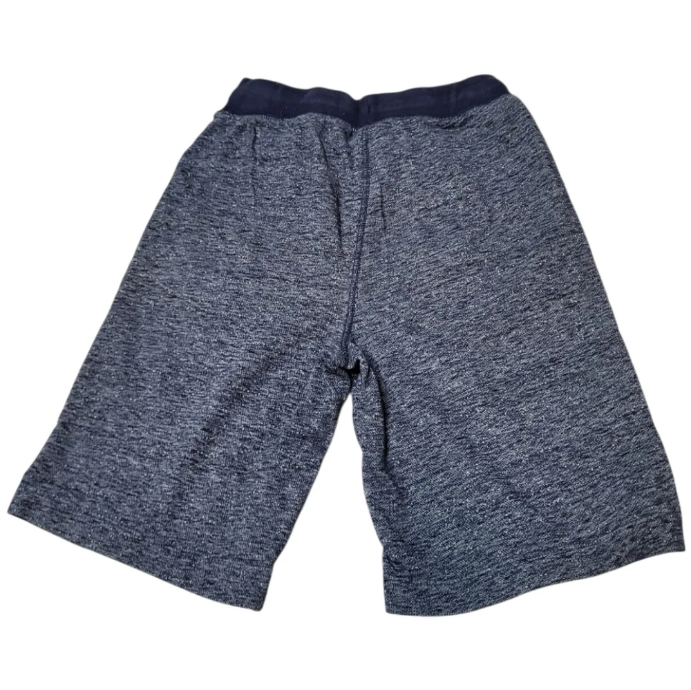 GAP Kids Navy Blue Drawstring Logo Soft Fleece Shorts - Size L (10-11)